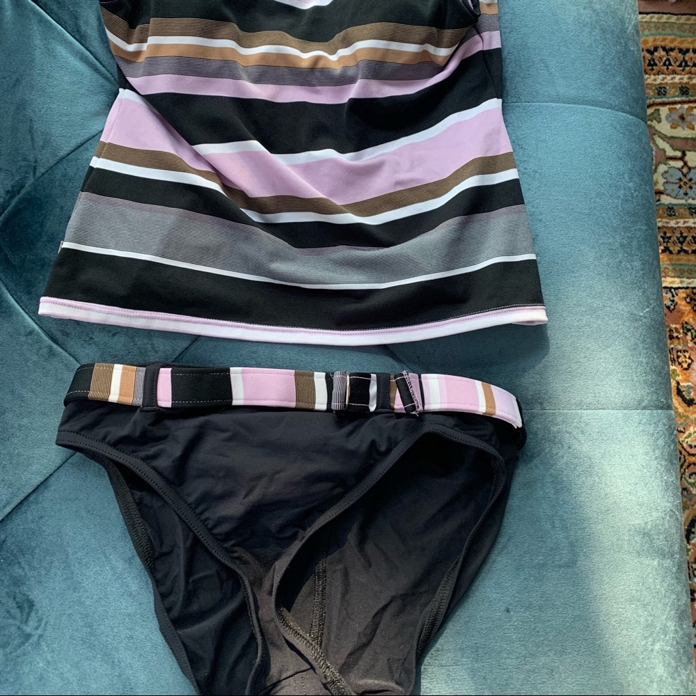 Anne Cole Locker Swimwear - 2 Piece Tankini Size M